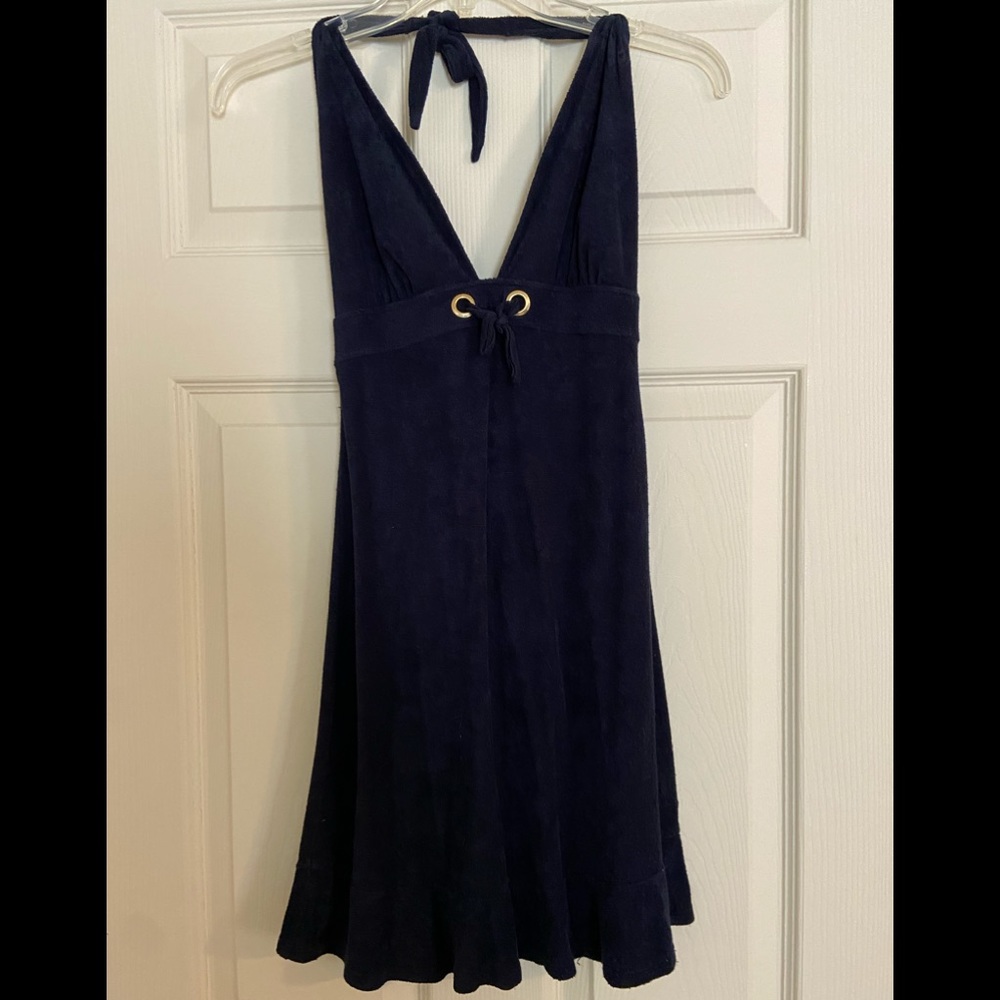 Navy Halter Dress Tommy Hilfiger xs